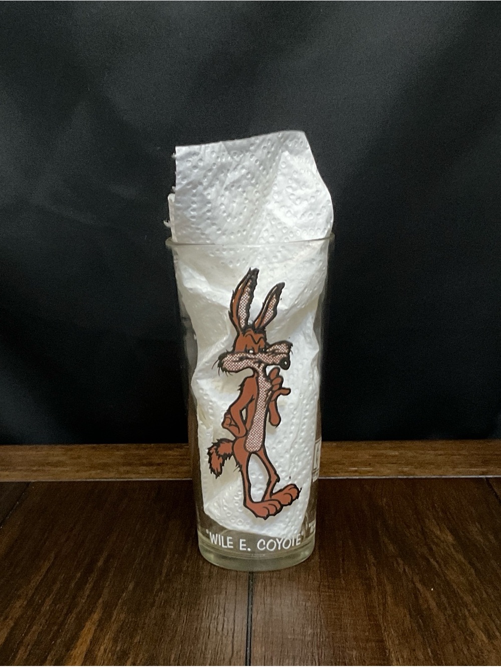 Warner Bros. Wile E. Coyote Glass - Brown, Black, White